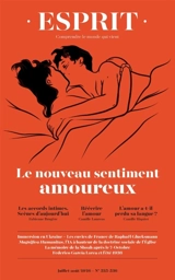 Esprit, n° 535-536. Le nouveau sentiment amoureux