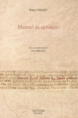 Manuel de syriaque - Emilie Villey