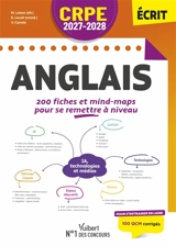 Anglais : 200 fiches et mind-maps pour se remettre à niveau : CRPE 2027-2028 écrit - Virginie Cavrois