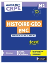Annales histoire, géo, EMC : épreuve d'application, écrit M2 : concours 2027 - Séverine Fix