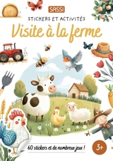 Visite à la ferme : 60 stickers et de nombreux jeux ! - Alberto Borgo