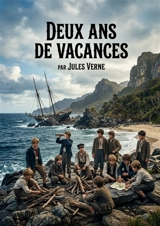Deux ans de vacances : Une aventure palpitante de Jules Verne, où un groupe d'enfants échoués sur une île déserte lutte pour sa survie, confronté aux défis de la nature et aux tensions internes. - Jules Verne