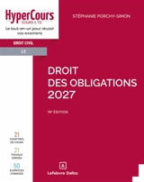 Droit des obligations 2027 : droit civil, L2 - Stéphanie Porchy-Simon