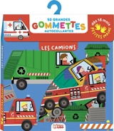 Les camions : 50 grandes gommettes autocollantes - Sonia Baretti