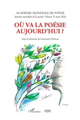 Où va la poésie aujourd'hui ? : journée mondiale de la poésie, Vérone, 21 mars 2026