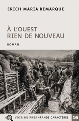 A l'Ouest rien de nouveau - Erich Maria Remarque