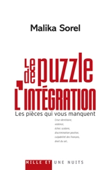 Le puzzle de l'intégration : les pièces qui vous manquent : crise identitaire, violence, échec scolaire, discrimination positive, culpabilité des Français, droit du sol... - Malika Sorel