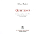 Questions - Roland Barthes