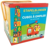 Cubes à empiler : les véhicules. Stappel blokken : voertuigen
