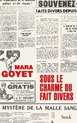Sous le charme du fait divers : essai - Mara Goyet