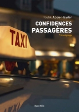 Confidences passagères - Toufik Abou-Haydar
