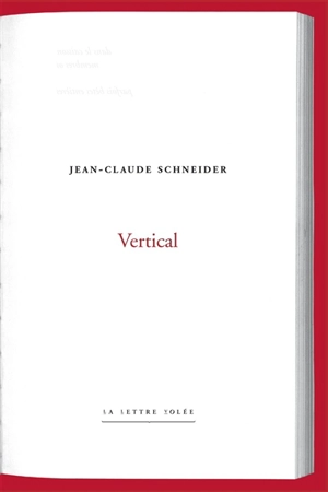 Vertical - Jean-Claude Schneider