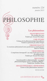 Philosophie, n° 124. Les phénomènes