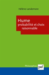Hume : probabilité et choix raisonnable - Hélène Landemore