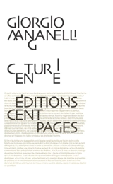 Centurie : cent petits romans fleuves - Giorgio Manganelli