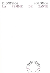 La femme de Zante - Dionysios Solomos