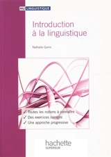 Introduction à la linguistique - Nathalie Garric
