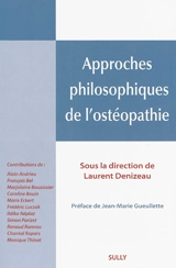 Approches philosophiques de l'ostéopathie
