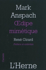 Oedipe mimétique - Mark Rogin Anspach
