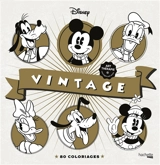 Disney vintage : 80 coloriages anti-stress - Walt Disney company