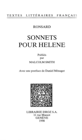 Sonnets pour Hélène - Pierre de Ronsard