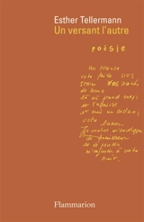 Un versant l'autre - Esther Tellermann