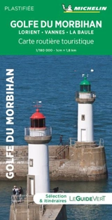 CARTE GOLFE DU MORBIHAN ET SA REGION - LORIENT, VANNES, LA BAULE - Collectif