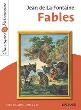 Fables : choix de fables, livres I à XII - Jean de La Fontaine