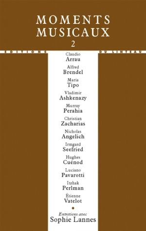 Moments musicaux. Vol. 2