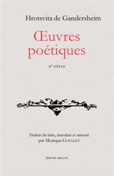 Oeuvres poétiques - Roswitha