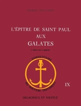 L'Epitre de saint Paul aux Galates - BONNARD, Pierre