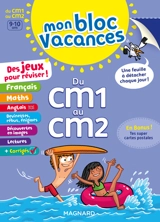 Mon bloc vacances : du CM1 au CM2, 9-10 ans - Véronique Heymes