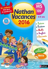 Nathan vacances 2016, de la MS vers la GS, 4-5 ans - Stéphanie Grison