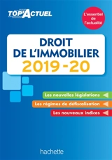 Droit de l'immobilier : 2019-20 - Serge Bettini