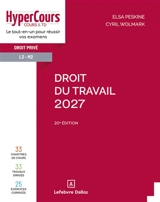 Droit du travail 2027 : droit privé L3-M2 - Elsa Peskine