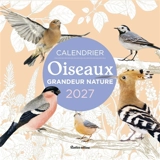 Oiseaux grandeur nature : calendrier 2027 - Guilhem Lesaffre