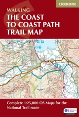 Walking the Coast to Coast Path Trail Map - Marsh, Terry