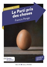 Le parti pris des choses - Francis Ponge