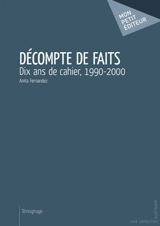 Décompte de faits - Anita Fernandez