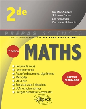 Maths 2de : nouveaux programmes - Stéphane Daniel