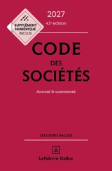 Code des sociétés 2027 : annoté & commenté
