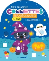 Mes grandes gommettes repositionnables : 3 ans : Halloween
