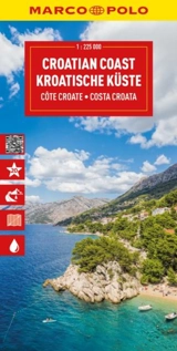 Croatia Coast Marco Polo Map - Marco Polo