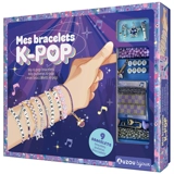 Mes bracelets k-pop. My k-pop bracelets. Mis pulseras k-pop. I miei braccialetti k-pop