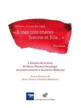 "A mes très chères femme et fille..." : Birkenau, 6 novembre 1944 : l'histoire de la lettre de Hersz-Herman Strasfogel, retrouvée enterrée à Auschwitz-Birkenau - Hersz Strasfogel