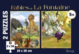 Fables de La Fontaine : coffret 2 puzzles - Fabien Baudry