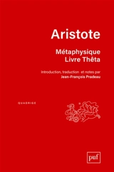 Métaphysique. Livre Thêta - Aristote