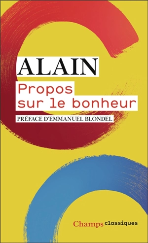 Propos sur le bonheur - Alain