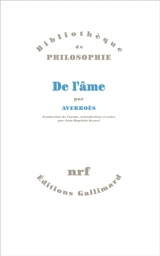 De l'âme - Averroès