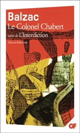 Le colonel Chabert. L'interdiction - Honoré de Balzac